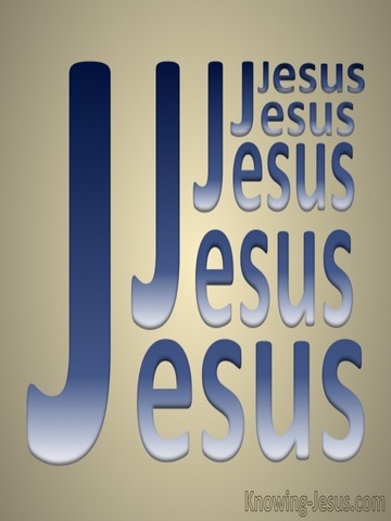 JESUS - Name Above All (blue)